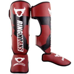 Протектори за крака - Ringhorns Charger Shinguards Insteps - Red​