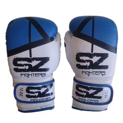 SZ Fighters - EVO LINE VICTORY Blue боксови ръкавици от естествена кожа