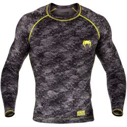 Venum Tramo Rashguard - Long Sleeves - Black/Yellow​