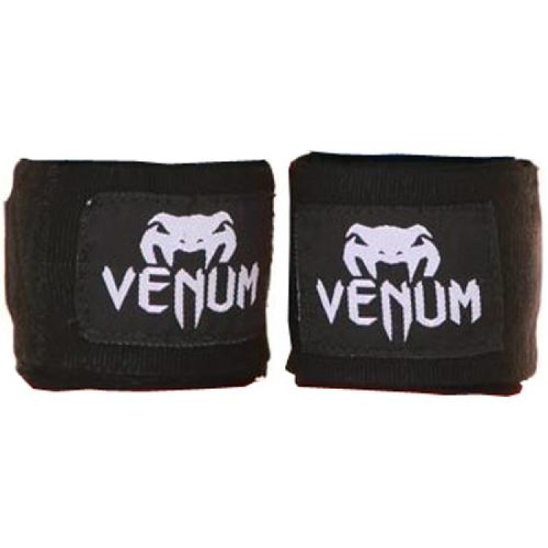 Venum - Бинт черен / 4 метра - FightShop.bg