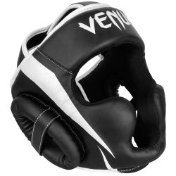 Протектор за глава / Каска - VENUM ELITE HEADGEAR BLACK / WHITE​