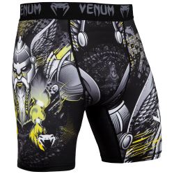 ТРЕНИРОВЪЧЕН КЛИН С КЪСИ КРАЧОЛИ - Venum Compression Shorts Viking 2.0 - Black/Yellow​