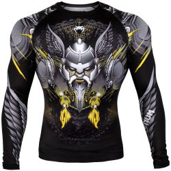 Venum Viking 2.0 Rashguard - Long Sleeves - Black/Yellow​