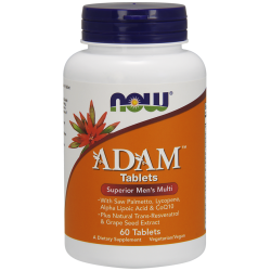 NOW - ADAM MEN`S VITAMINS - 60 ТАБЛЕТКИ