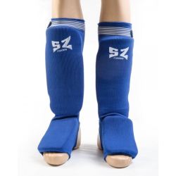 SZ Fighters Протектори за крака тип чорап - син ластик