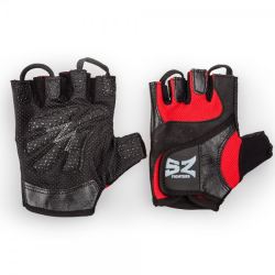 SZ Fighters - Дамски фитнес ръкавици червено/черни