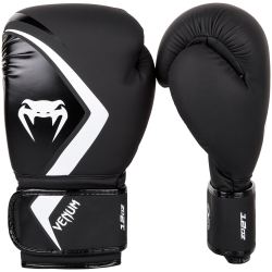 БОКСОВИ РЪКАВИЦИ - VENUM BOXING GLOVES CONTENDER 2.0 - BLACK/GREY-WHITE