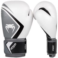 БОКСОВИ РЪКАВИЦИ - VENUM BOXING GLOVES CONTENDER 2.0 - WHITE/GREY-BLACK 