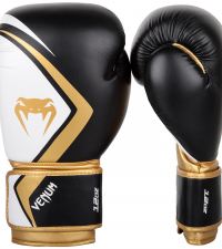 БОКСОВИ РЪКАВИЦИ - VENUM BOXING GLOVES CONTENDER 2.0 - BLACK/WHITE-GOLD 