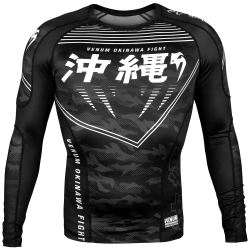 Рaшгapд - VENUM OKINAWA 2.0 RASHGUARD - LONG SLEEVES - BLACK/WHITE